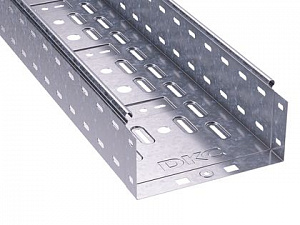 Лоток перфорированный 200х100 L2000, горячеоцинкованный