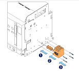 Индикация положения выключателя в корзине YON AD