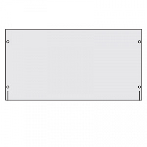 Панель сплошная (заглушка) 6U для 19" IT-корпусов ДКС серии STI/CQE, RAL7035