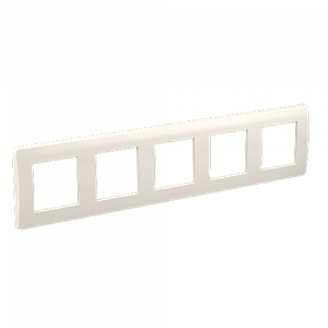 Рамка на 2+2+2+2+2 модуля (пятиместная), белая, RAL9010