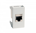 Розетка RJ-45 кат5E,экр,Viva,1 мод.,сер