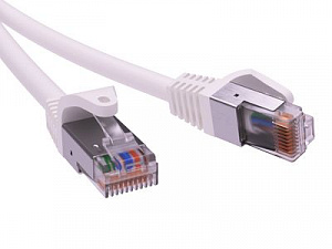 Патч-корд экранированный CAT6 F/UTP 4х2, LSZH, белый, 5.0м