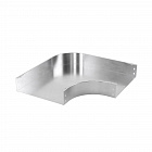Угол горизонтальный 90 градусов 100х150, 1,5 мм, алюминий, в комплекте с крепежными элементами и соединительными пластинами,необходимыми для монтажа