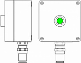 Ex пост управления из алюминия: 1Ex d e IIC T5 Gb X IP66: Ex tb IIIB T95CDb X: Кнопка Зеленая, 1NC/1NO -1 шт.: B: ввод D5,5-13ммпод небронированный кабель в гладкой стальной трубе Dn 20мм. Ni. -1 шт.