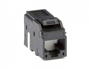 Модуль  Keystone RJ45 CAT6A неэкранированный, черный