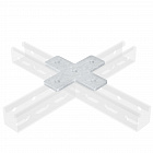 Пластина соединительная Х-обр., INOX 304