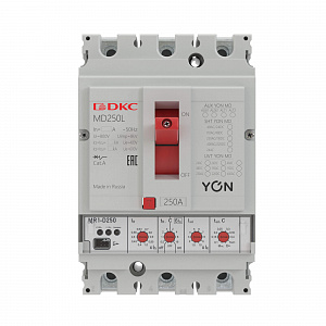Авт. выкл. YON MD100N-MR1 3P 100А 40kA Ir 0.4…1xIn Isd 1.5…10xIn