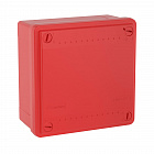 Коробка ответвит. с гладкими стенками,  IP56, 100х100х50мм,цвет красный