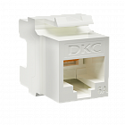 Модуль Keystone RJ45 CAT6А неэкранированный, 180 градусов, белый