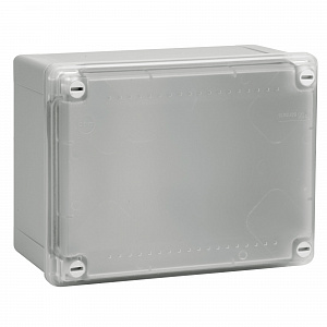 Коробка ответвит. с гладкими стенками и матовой  крышкой, IP56,240х190х90мм