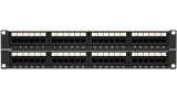 Патч-панель 19",2U,CAT6, 48 портов RJ45, неэкранированная