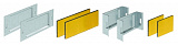 Комплект для обеспечения степени защиты IP44 в местах соединения секций лотков 80х80, цинк-ламельный(аналог горячеоцинкованный)