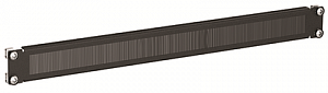 Кабельный ввод с щеточным буртиком 1U для 19" IT-корпусов ДКС серии STI/CQE, RAL7035