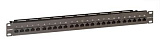 Патч-панель телефонная 19",1U,CAT3, 25 портов RJ45