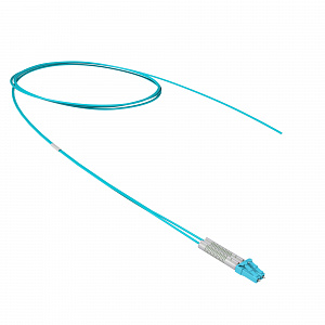 Пигтейл оптический Duplex flexible boot LC/UPC - 50/125 (OM3),1,5 м