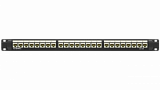 Патч-панель 19",1U,CAT5E, 24 модуля RJ45, неэкранированная