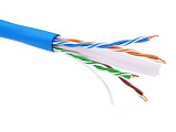 Информационный кабель неэкранированный  U/UTP 4х2 CAT6A, LSZH, синий