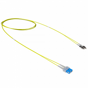 Оптический коммутационный шнур переходной Duplex SC-UPC/FC-UPC, 9/125 OS2, 3 м