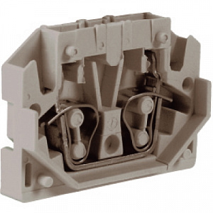 HP.2GR(Ex), мини зажим, проходной 2,5 кв.мм серый
