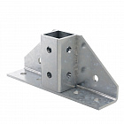 Крепление с площадкой 250х55мм для профиля BPM-41 , INOX 304
