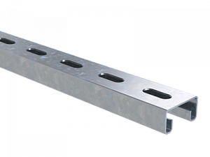 С-образный профиль 41х21, L800, толщ.1,5 мм, цинк-ламельный