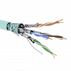 Кабель CAT 6А, F/FTP, нг(А)-HF, бухта 500м, аква