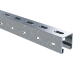 С-образный профиль 41x41, L1250, толщ.2,5 мм, нержавеющая сталь AISI 304