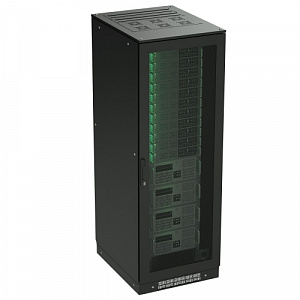 Напольный 19" IT-корпус ДКС серии CQE 38U 600х1800х800, двери перфорированная+перфорированная, панели для крыши, кабельный ввод,RAL9005