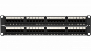 Патч-панель 19",2U,CAT5E, 48 портов RJ45, неэкранированная