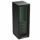 Напольный 19" IT-корпус ДКС серии CQE 42U 600х2000х1000, двери перфорированная+перфорированная, панели для крыши, кабельный ввод,RAL9005