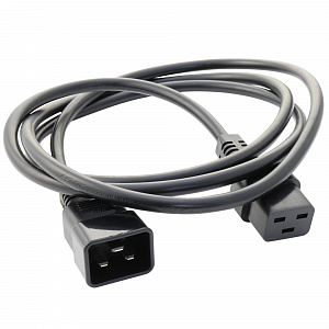 Кабель питания ДКС, IEC 60320 С19 - IEC 60320 C20, 1.8 м, сечение 3 x2,5 мм