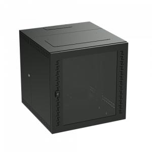 Навесной 19" IT-корпус ДКС серии STI 16U, 800х600х650, дверь с закаленным стеклом, RAL9005