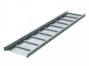 Лоток листовой неперфорированный 80х800, лонжерон 1,5 мм, L 6 м