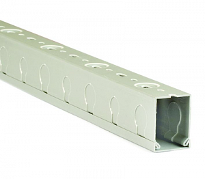 Короб перфорированный, серый TPD 75x50