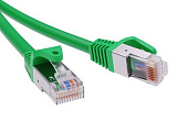 Патч-корд экранированный CAT6 F/UTP 4х2, LSZH, зелёный, 1.0м