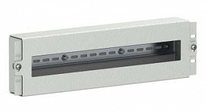 Модуль 3U с DIN рейкой для 19" IT-корпусов ДКС серии STI/CQE, RAL9005