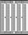 CNU/8/030, 100/ чистые маркировочные таблички, для нанесения информациимаркером, НЕ ДЛЯ ПЕЧАТИ НА ПРИНТЕРЕ MARK TC
