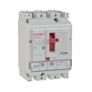 Авт. выкл. YON MD250F-TM063 3P 63А 50kA Ir 0.7…1xIn