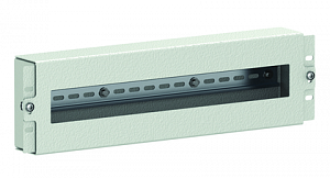 Модуль 3U с DIN рейкой для 19" IT-корпусов ДКС серии STI/CQE, RAL7035