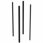 Стойки вертикальные для напольных 19" IT-корпусов ДКС серии CQE, В=2200мм, без дополнительных креплений, 4шт, RAL9005