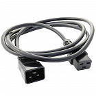 Кабель питания ДКС, IEC 60320 С19 - IEC 60320 C20, 1.8 м, сечение 3 x2,5 мм