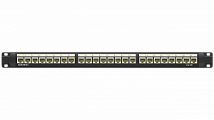 Патч-панель 19",1U,CAT5E, 24 модуля RJ45, неэкранированная