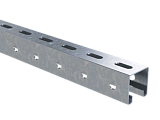 С-образный профиль 41x41, L250, толщ.1,5 мм, нержавеющая сталь AISI 304