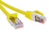 Патч-корд экранированный CAT6 F/UTP 4х2, LSZH, желтый, 3.0м