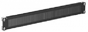 Кабельный ввод с щеточным буртиком,1U для 19" IT-корпусов ДКС серии STI/CQE, RAL9005