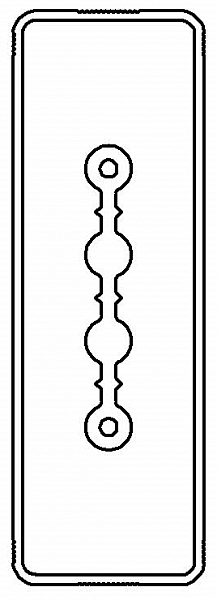 Секция прямая шинопровод 3+0 то L=3000мм, Cu, 2P, 40A
